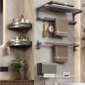 Cream style towel rack